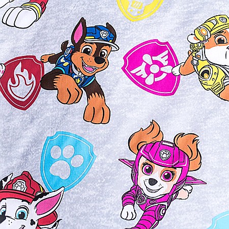 Set lenjerie pat copii, 100% bumbac, multicolor, 2 piese, 140×200 cm, 70×90, Paw Patrol, pp303 [4]