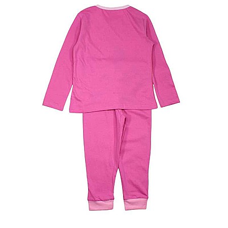 Pijamale copii cu mânecă lungă, 100% bumbac, roz,  Smile, Minnie Mouse, Disney [2]