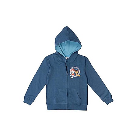 Copii - Hanorac copii cu glugă și buzunare frontale, albastru, 100% bumbac,  Paw Patrol