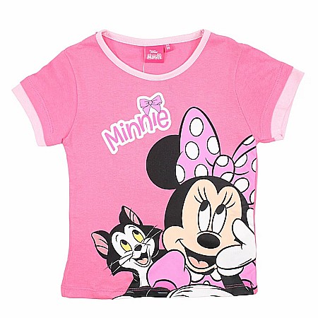 Tricouri copii - Tricou copii, 100% bumbac, multicolor, Cat, Minnie Mouse