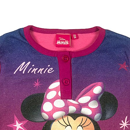 Pijamale copii cu mânecă lungă, roșu, 100% bumbac,  Minnie Mouse, Disney [1]