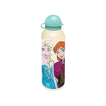 Sticlă apă pentru copii, din aluminiu, 500 ml, multicolor, Castle, Frozen