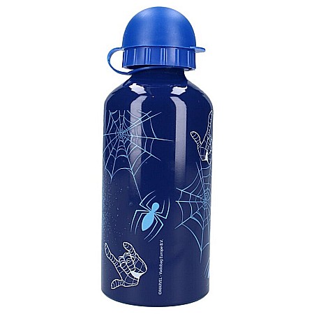 Sticlă apă din aluminiu, multicolor, capacitate 500 ml, Spiderman, Let's Eat [2]