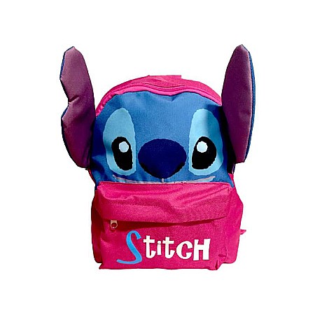 Ghiozdane și Rucsacuri - Rucsac cu două compartimente, 3D, multicolor, 30x24x12 cm, cu bretele ajustabile și căptușite, Stitch This Is Me