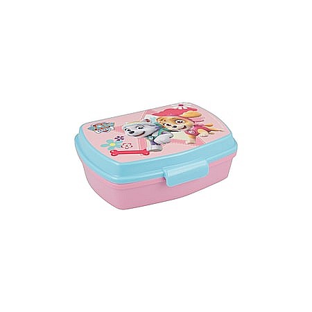 Copii - Cutie alimentară, Paw Patrol, roz cu albastru, 17x5x14cm