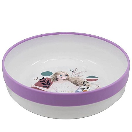 Bebeluși - Bol plastic, 14 cm, antiderapant, multicolor, compatibil cu microunde, fără BPA, Trust, Frozen
