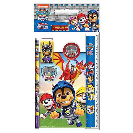 Rechizite - Set rechizite școlare, 5 piese, Knights, Paw Patrol