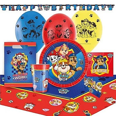 Seturi - Set petrecere Paw Patrol, 56 piese
