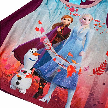 Pijamale copii cu mânecă lungă, polar, mov, Frozen [1]