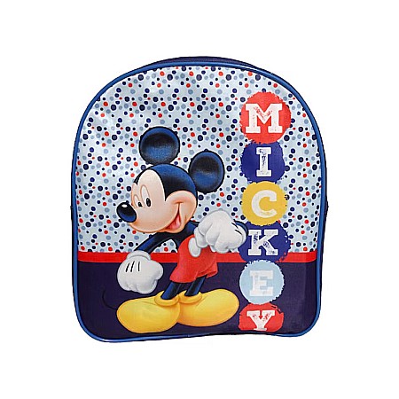 Ghiozdane și Rucsacuri - Ghiozdan, 30x26x10 cm, multicolor, bretele ajustabile și căptușite, Mickey Mouse