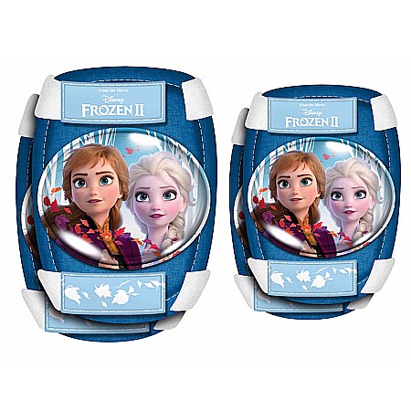 Accesorii - Set protecție pentru copii, genunchiere și cotiere, multicolor, 3-6 ani, Frozen