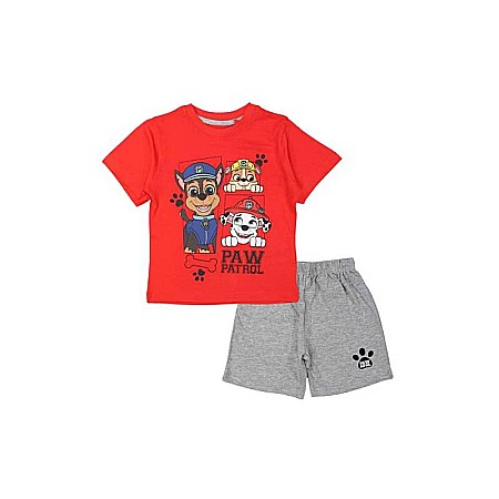 Set 2 piese pentru băieți, 100% bumbac, roșu, Team, Paw Patrol [0]