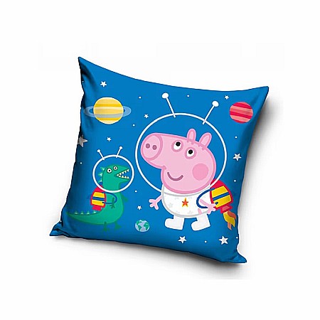 Textile - Pernă multicolor, diametru 40x40 cm, Space, Peppa Pig