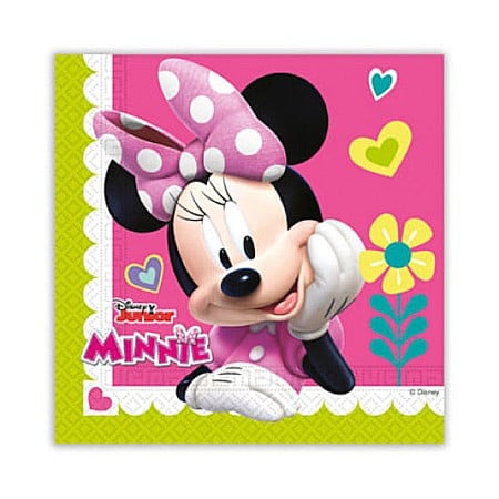 Veselă - Set 20 șervețele Minnie, multicolor, 33x33 cm