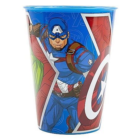 Pahar plastic fără BPA, 260 ml, multicolor, Heraldic Army, Avengers [0]