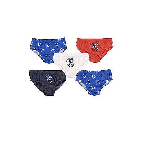 Copii - Set 5 perechi chiloți băieți Sonic