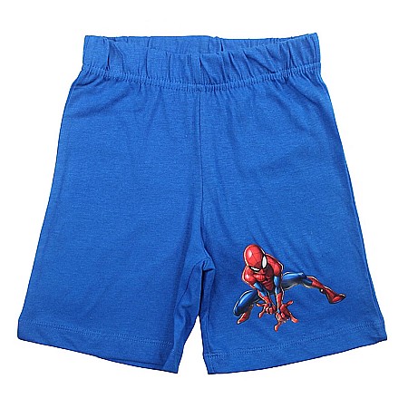 Pijamale copii cu mânecă scurtă, 100% bumbac, multicolor, Crime Fighter, Spiderman, Marvel [2]