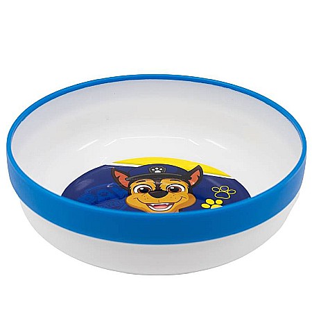 Bebeluși - Bol plastic, 14 cm, antiderapant, multicolor, compatibil cu microunde, fără BPA, Pup Power, Paw Patrol