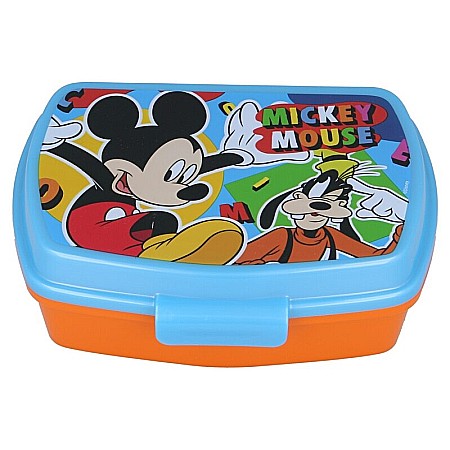 Cutii sandwich - Cutie sandwich, multicolor, fără BPA, 17x 14 x 5.5 cm, Mickey Mouse