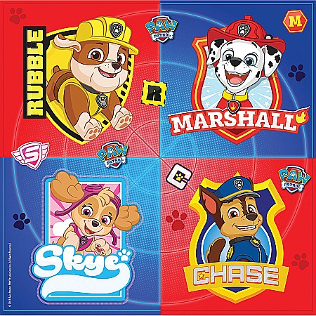 Set 16 șervețele hârtie Paw Patrol / Patrula Cățelușilor 33 x 33 cm [0]