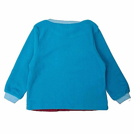 Pijamale copii cu mânecă lungă, polar, albastru, Frozen [3]