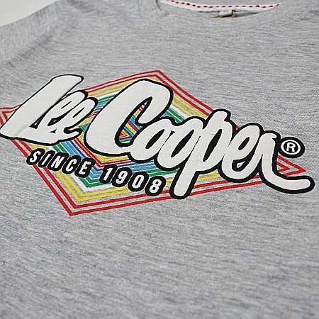Tricou copii, 100% bumbac, gri, Lee Cooper [1]
