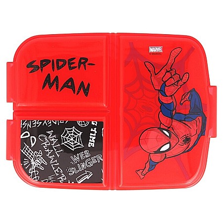 Cutie sandwich, multicompartimente, multicolor, fără BPA, Disney, Spiderman [1]