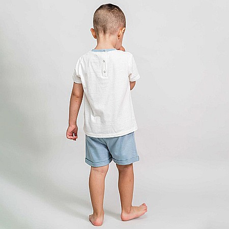 Set 2 piese pentru copii, tricou și pantaloni scurți, 100% bumbac, multicolor, Cool, Paw Patrol [3]