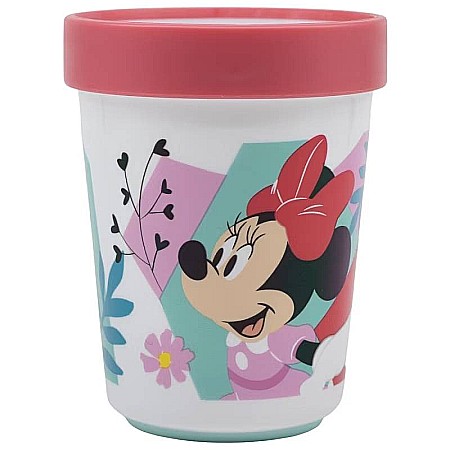 Pahar plastic, 260 ml, antiderapant, multicolor, compatibil cu microunde, fără BPA, Minnie Mouse [1]