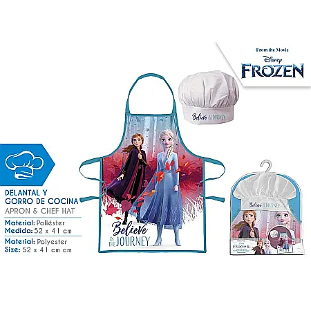Set șort și bonetă de bucătărie Frozen 2 WD21501DT [1]