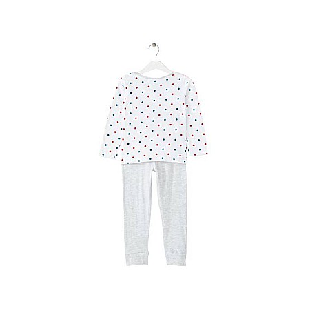 Pijama copii, cu mânecă lungă, 100% bumbac, multicolor, Minnie Mouse [1]