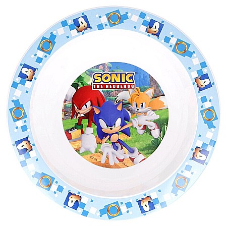 Pahare, farfurii și căni - Bol plastic, multicolor, pentru copii, fără BPA, ce poate fi utilizat și la microunde, 16 cm, Sonic