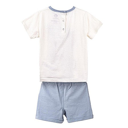 Set 2 piese pentru copii, tricou și pantaloni scurți, 100% bumbac, multicolor, Cool, Paw Patrol [1]