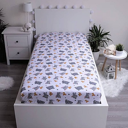 Set lenjerie pat 3 piese, 100x135,90x200,40x60, multicolor, 100% bumbac, Tom and Jerry [5]