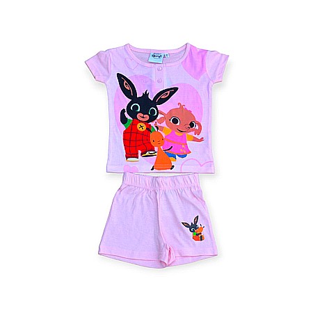 Copii - Pijamale copii cu mânecă scurtă, 100% bumbac, multicolor, Hello, Bing