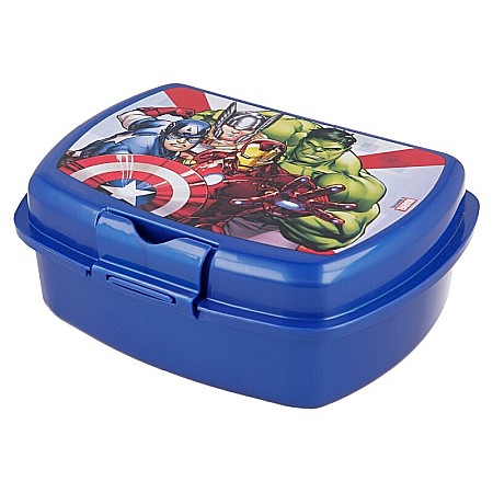 Cutii sandwich - Cutie sandwich, multicolor, fără BPA, 18.2 x 13.6 x 6.7, Avengers