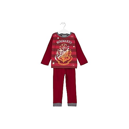 Copii - Pijama copii, cu mânecă lungă, 100% bumbac, multicolor, Harry Potter