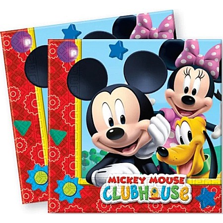 Veselă - Set 20 șervețele Mickey Playful