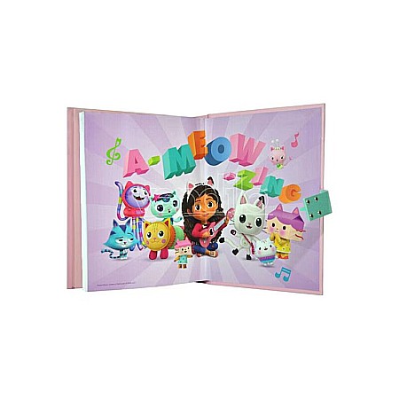 Jurnal secret cu cifru și sunete, multicolor, 21x16x3 cm, Gabby's Dollhouse [2]