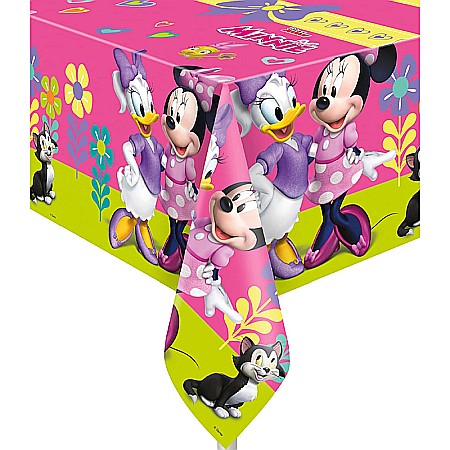 Față masă plastic 120x180 cm, Minnie Happy Helpers [2]