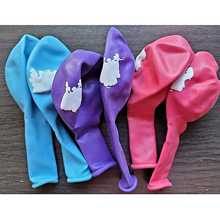 Set 6 baloane latex Prințese Disney 22.8 cm [2]