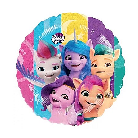 Articole pentru petrecere - Balon My little pony, Amscan, Folie de aluminiu, 43 cm, Multicolor