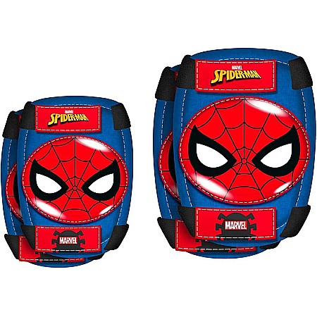 Accesorii - Set protecție pentru copii, genunchere și cotiere, multicolor, 3-6 ani, Spiderman