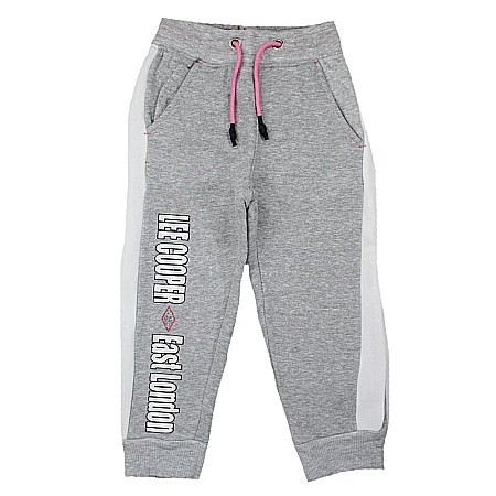 Pantaloni și treninguri copii - Pantaloni trening fete, gri, Lee Cooper