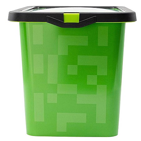 Cutie depozitare jucării, Minecraft, 8,5x19,2x28,7 cm, 7 l Verde [3]
