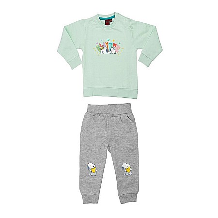 Copii - Set bluză cu mânecă lungă și pantalon Peanuts
