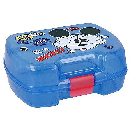Copii - Cutie sandwich premium, rezistentă la lovituri, fără BPA, Disney, Mickey Mouse