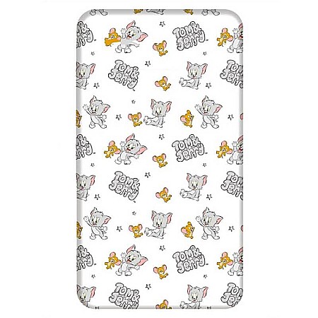 Set lenjerie pat 3 piese, 100x135,90x200,40x60, multicolor, 100% bumbac, Tom and Jerry [6]