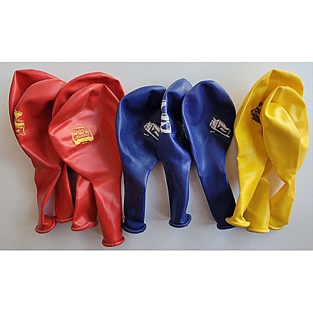 Set 10 baloane latex Cars 30 cm [2]