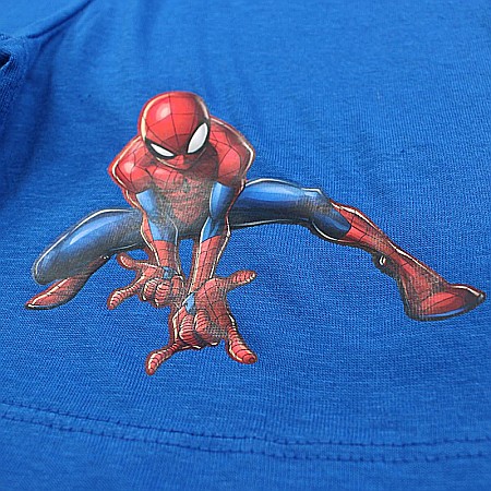 Pijamale copii cu mânecă scurtă, 100% bumbac, multicolor, Crime Fighter, Spiderman, Marvel [4]